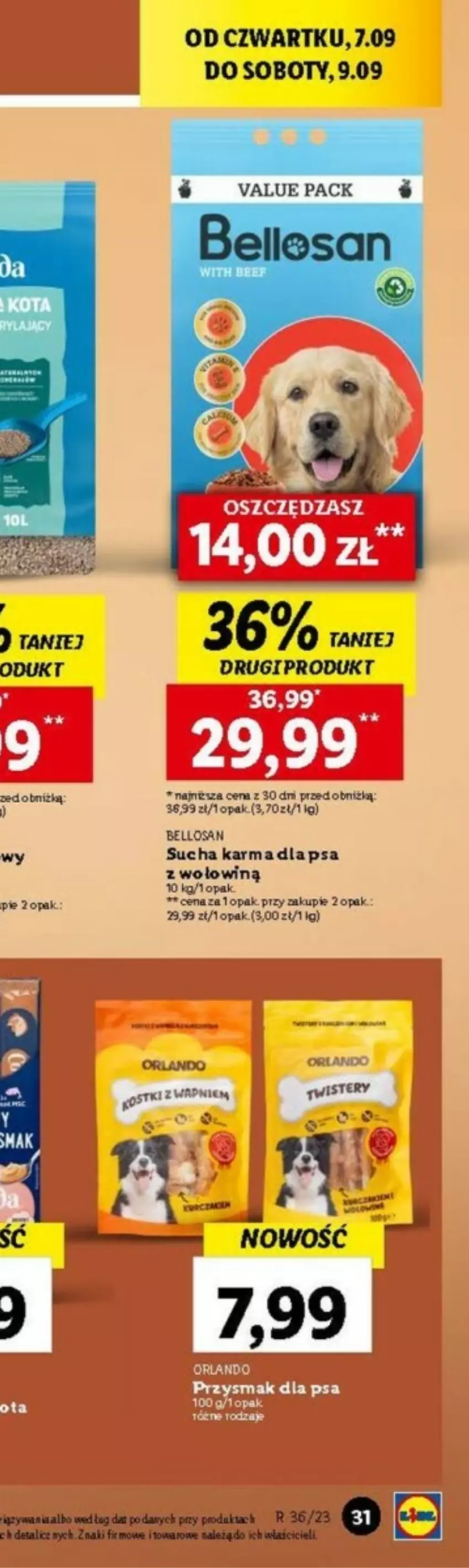 Gazetka promocyjna Lidl - ważna 07.09 do 09.09.2023 - strona 85 - produkty: Bell, LG, Sucha karma