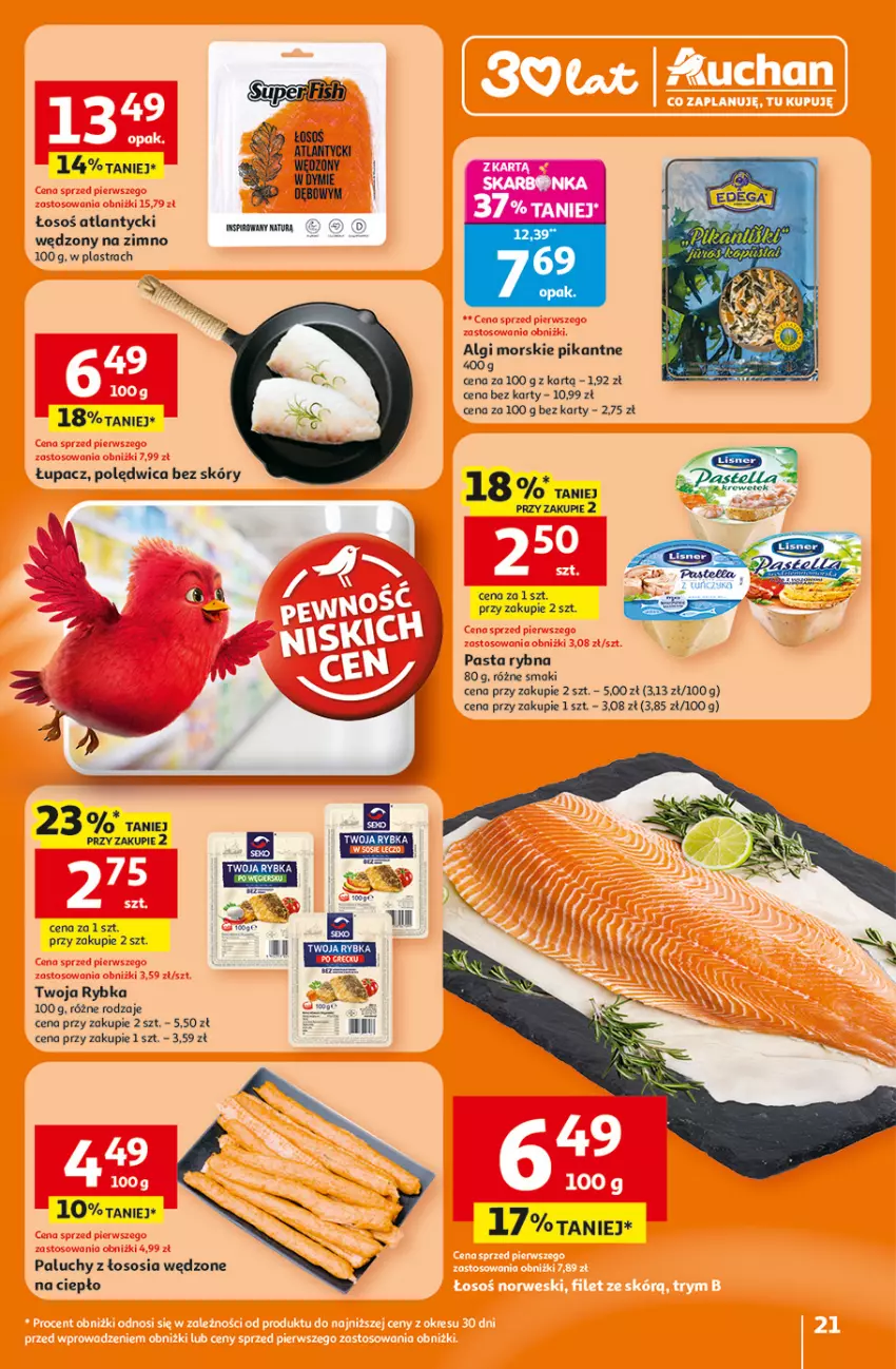 Gazetka promocyjna Auchan - Gazetka 30 Lat Hipermarket Auchan - ważna 15.01 do 21.01.2026 - strona 21 - produkty: LG, Polędwica, Sos