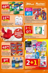Gazetka promocyjna Auchan - Gazetka 30 Lat Hipermarket Auchan - Gazetka - ważna od 21.01 do 21.01.2026 - strona 33 - produkty: Płyn do prania, Sól, Gra, Tablet, Proszek do prania, Somat, Zmywaki kuchenne, Zmywarki, Ariel, Fa