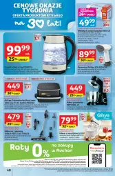 Gazetka promocyjna Auchan - Gazetka 30 Lat Hipermarket Auchan - Gazetka - ważna od 21.01 do 21.01.2026 - strona 40 - produkty: Mikser z misą, Odkurzacz, Top, Ser, Por, Gra, Robot planetarny, Philips, Czajnik elektryczny, Czajnik, Surf, Szczotka, Kosz, Pojemnik, Mikser, Aquaphor, Tefal, Pizza, Robot, 5 Sekund, Parownica, Miska, Fa