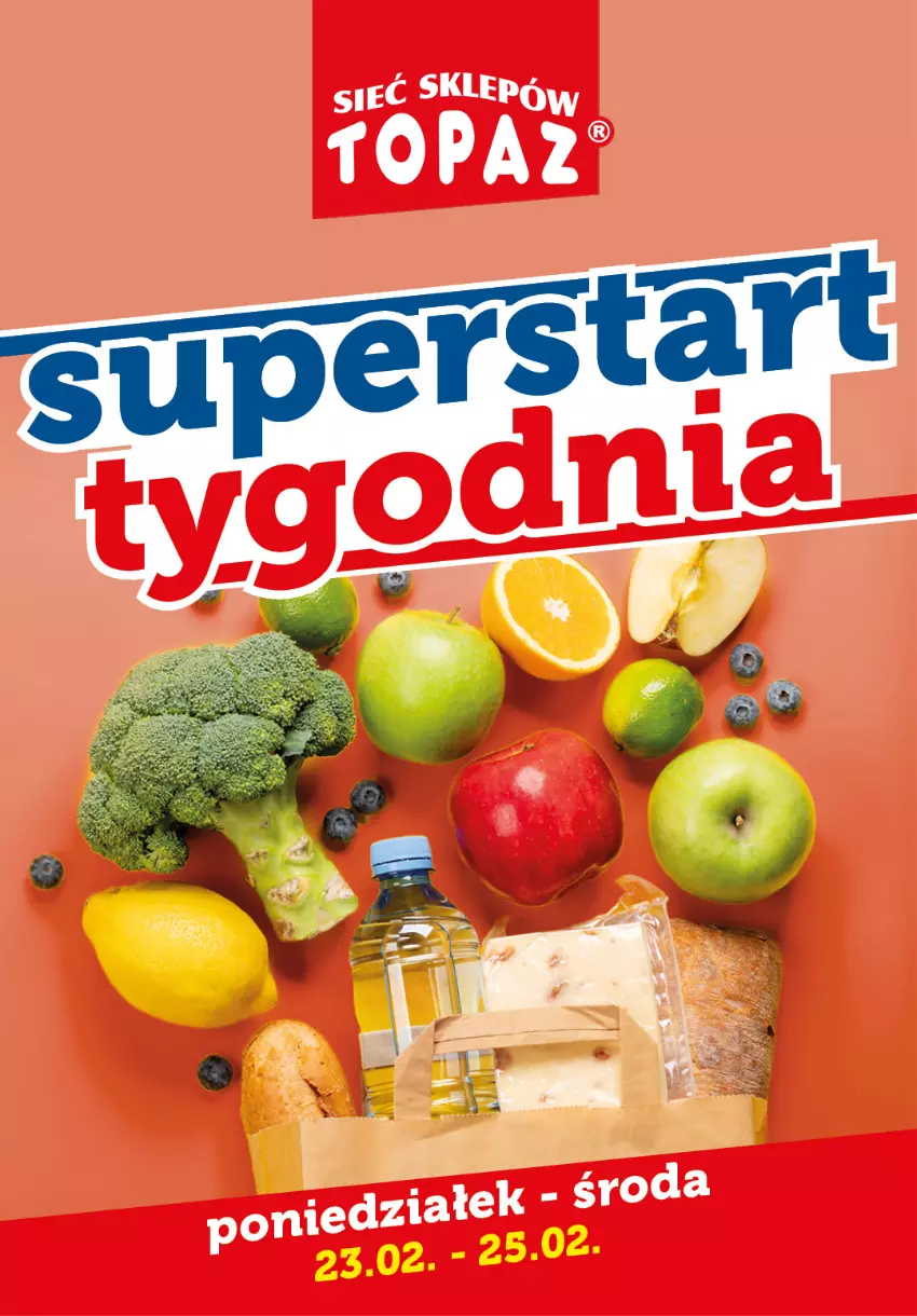 Gazetka promocyjna Topaz - Gazetka - ważna 23.02 do 25.02.2026 - strona 1