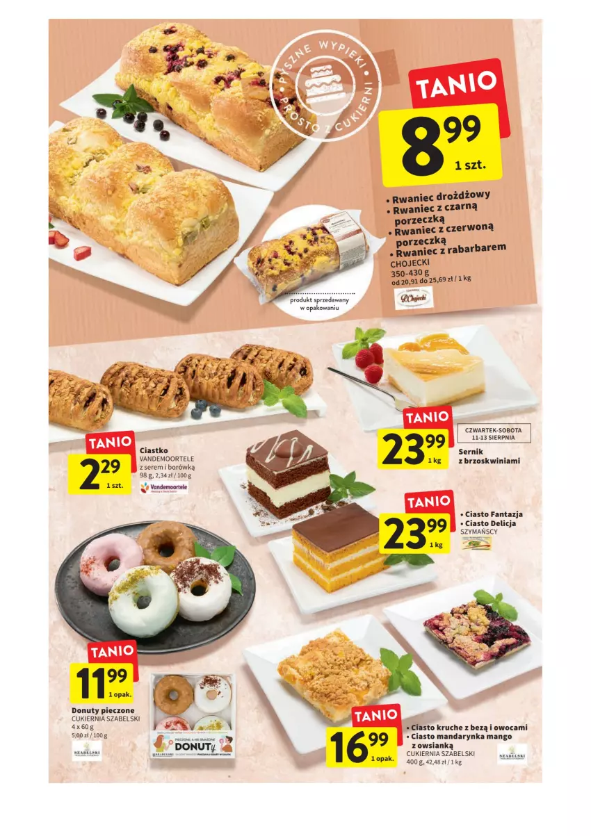 Gazetka promocyjna Intermarche - Gazetka Intermarche - ważna 11.08 do 17.08.2022 - strona 26 - produkty: Cukier, Donut, Fa, Fanta, Mango, Nuty, Piec, Ser