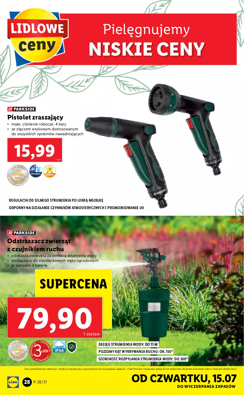 Gazetka promocyjna Lidl - GAZETKA - ważna 12.07 do 17.07.2021 - strona 28 - produkty: Pistolet, Por, Rum, Zwierzęta