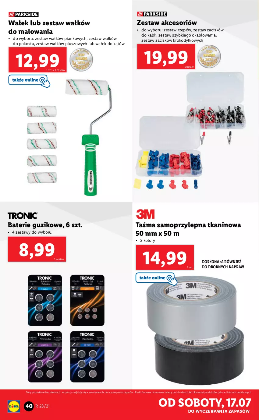 Gazetka promocyjna Lidl - GAZETKA - ważna 12.07 do 17.07.2021 - strona 40 - produkty: Mop, Wałek