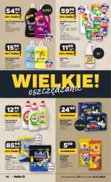 Gazetka promocyjna Netto - Artykuły spożywcze - Gazetka - ważna od 13.11 do 13.11.2024 - strona 14 - produkty: Płyn do prania, Coccolino, Do mycia naczyń, Finish, Tablet, Karma mokra dla kotów, Płyn do mycia naczyń, Płyn do płukania, Przysmaki, Perwoll, Fanta, Fairy, Felix, Płyn do mycia, Zmywarki, Ariel, Tabletki do zmywarki, Pedigree, Fa