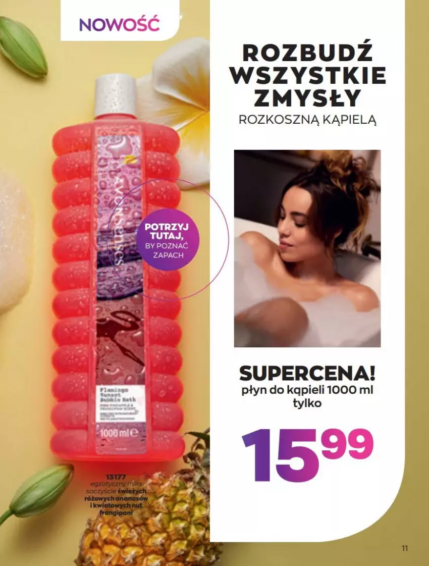 Gazetka promocyjna Avon - Katalog Avon 5/2022 kampania maj - ważna 01.05 do 31.05.2022 - strona 11 - produkty: Kosz, Płyn do kąpieli