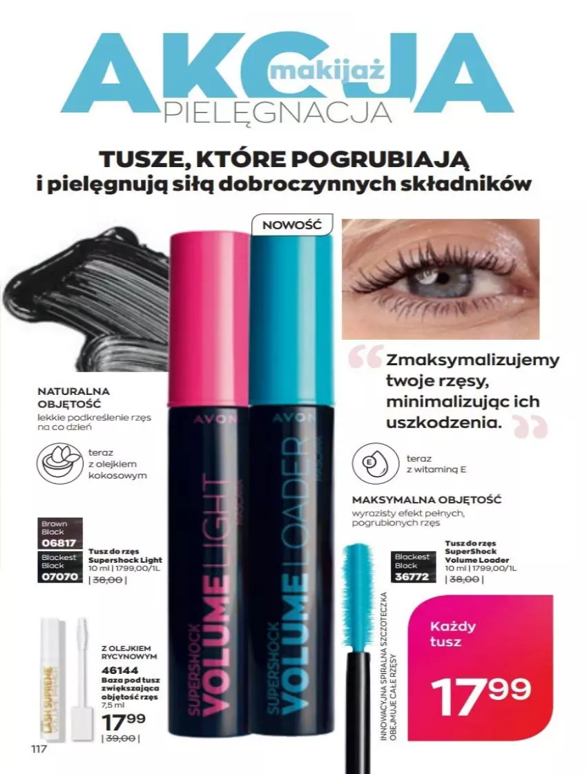 Gazetka promocyjna Avon - Katalog Avon 5/2022 kampania maj - ważna 01.05 do 31.05.2022 - strona 117 - produkty: Fa, Kokos, Olej, Szczoteczka, Tera, Tusz