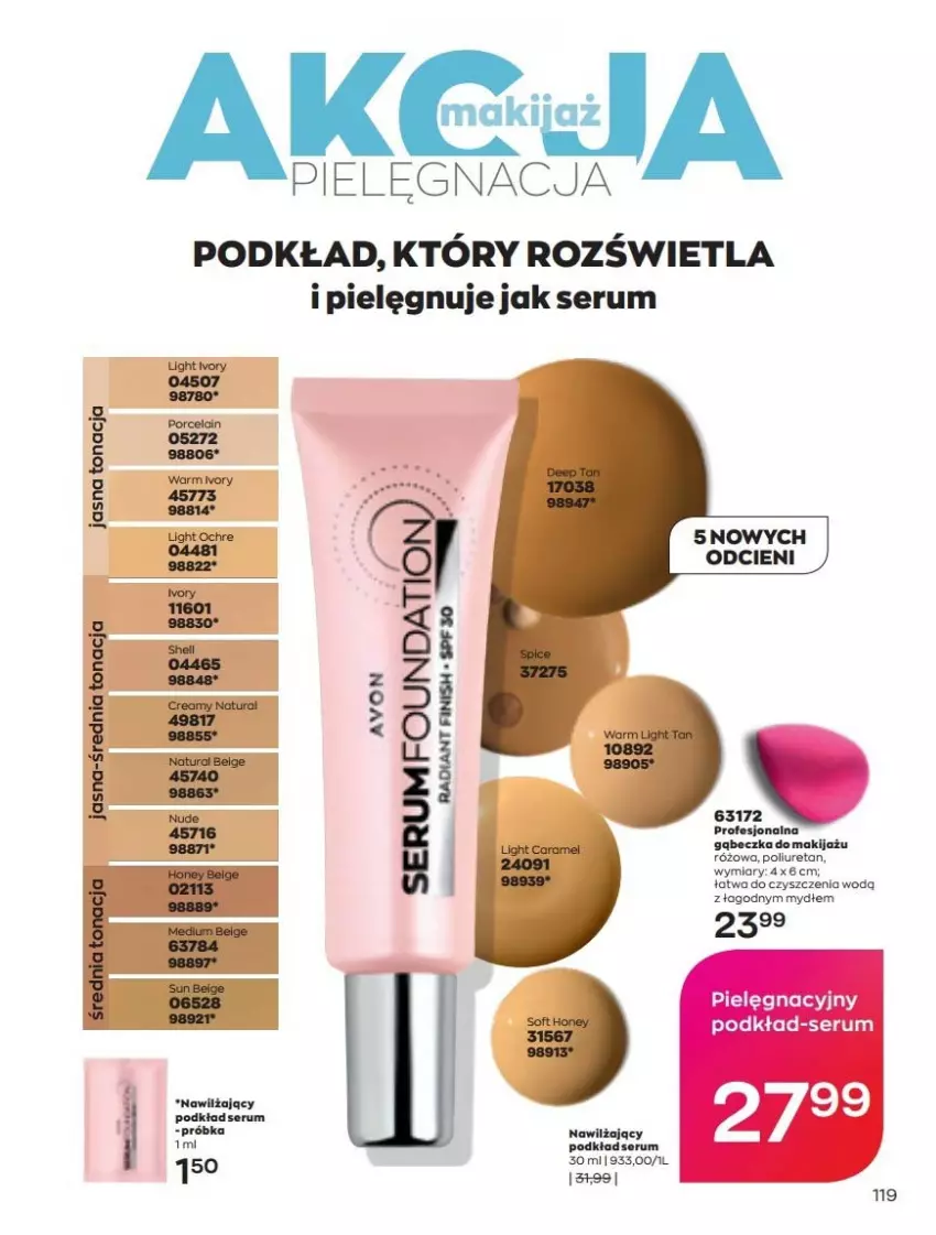 Gazetka promocyjna Avon - Katalog Avon 5/2022 kampania maj - ważna 01.05 do 31.05.2022 - strona 119 - produkty: Makijaż, Podkład, Rum, Ser, Serum