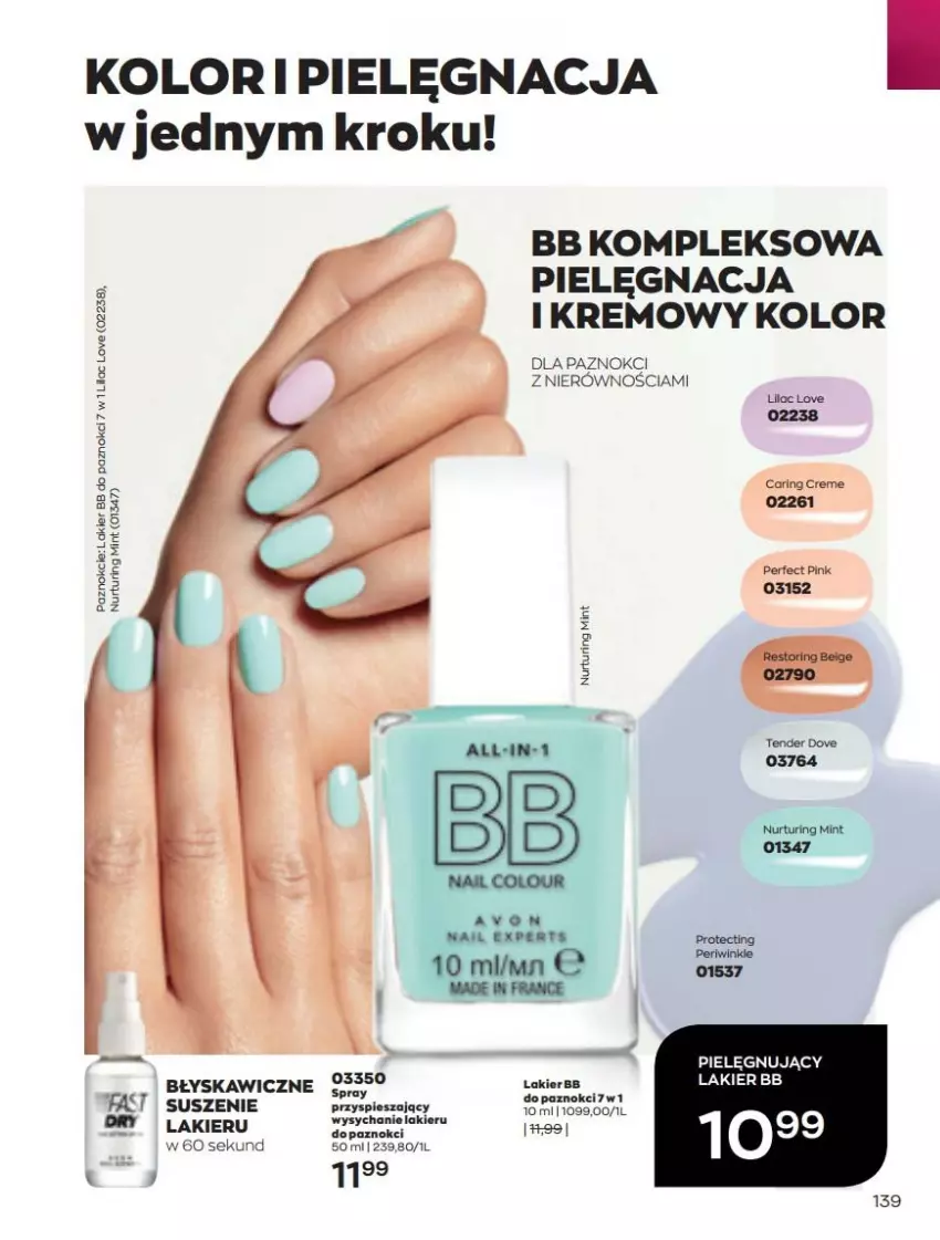 Gazetka promocyjna Avon - Katalog Avon 5/2022 kampania maj - ważna 01.05 do 31.05.2022 - strona 139 - produkty: Dove, Fa, Lakier, Zlew