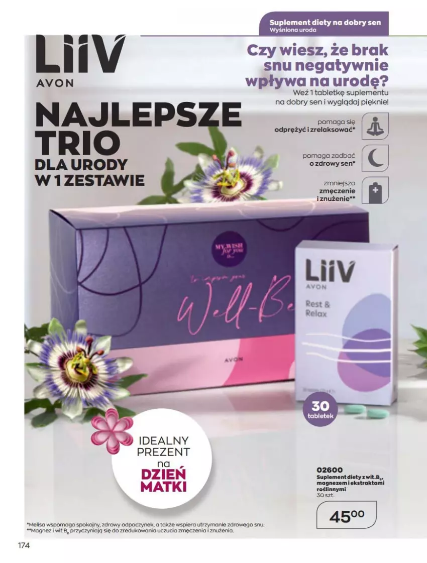 Gazetka promocyjna Avon - Katalog Avon 5/2022 kampania maj - ważna 01.05 do 31.05.2022 - strona 174 - produkty: Magnez, Tablet