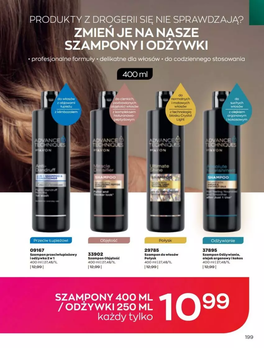 Gazetka promocyjna Avon - Katalog Avon 5/2022 kampania maj - ważna 01.05 do 31.05.2022 - strona 199 - produkty: Be Be, Kokos, Olej, Szampon