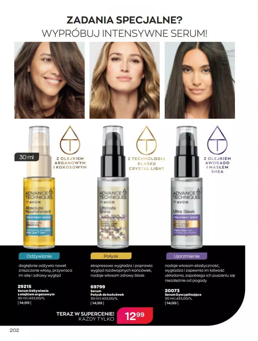 Gazetka promocyjna Avon - Katalog Avon 5/2022 kampania maj - ważna 01.05 do 31.05.2022 - strona 202 - produkty: Olej, Rum, Ser, Serum, Tera