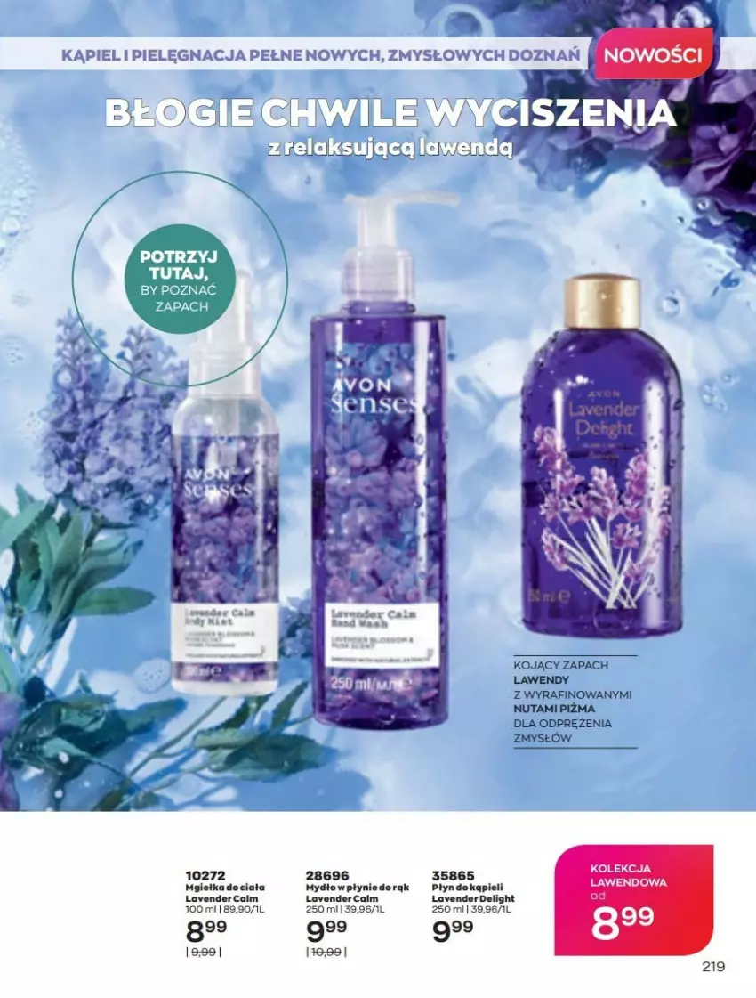 Gazetka promocyjna Avon - Katalog Avon 5/2022 kampania maj - ważna 01.05 do 31.05.2022 - strona 219 - produkty: Mydło, Mydło w płynie