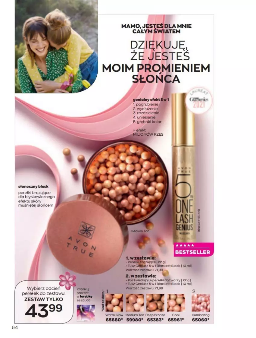 Gazetka promocyjna Avon - Katalog Avon 5/2022 kampania maj - ważna 01.05 do 31.05.2022 - strona 64 - produkty: Cień, Lack