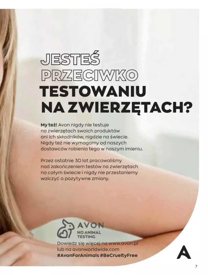 Gazetka promocyjna Avon - Katalog Avon 5/2022 kampania maj - ważna 01.05 do 31.05.2022 - strona 7 - produkty: Zwierzęta