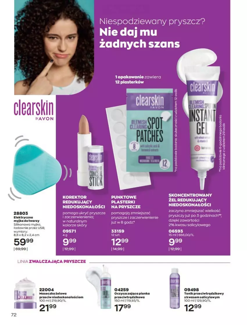 Gazetka promocyjna Avon - Katalog Avon 5/2022 kampania maj - ważna 01.05 do 31.05.2022 - strona 72 - produkty: Silikonowa myjka, Tonik