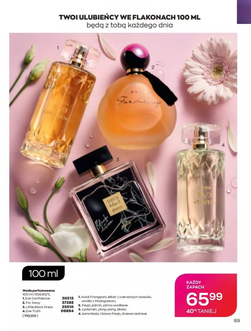 Gazetka promocyjna Avon - Katalog Avon 5/2022 kampania maj - ważna 01.05 do 31.05.2022 - strona 89 - produkty: Cyklamen, Dres, Fa, Lack, Perfum