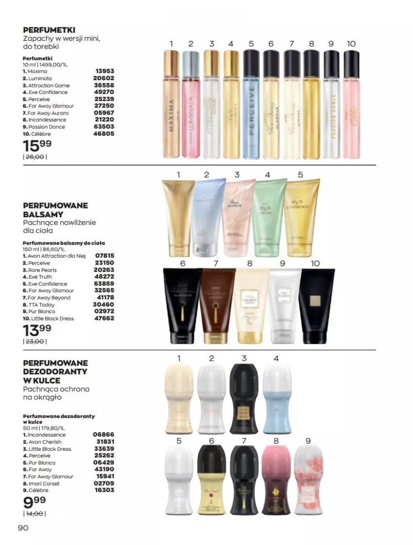 Gazetka promocyjna Avon - Katalog Avon 5/2022 kampania maj - ważna 01.05 do 31.05.2022 - strona 90 - produkty: Dezodorant, Dres, Fa, Lack, Perfum, Por, Pur