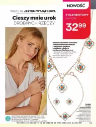 Gazetka promocyjna Avon - Katalog Avon 5/2022 kampania maj - Gazetka - ważna od 31.05 do 31.05.2022 - strona 155 - produkty: Naszyjnik, Cynk, Kolczyki, Tytan, Bransoletka