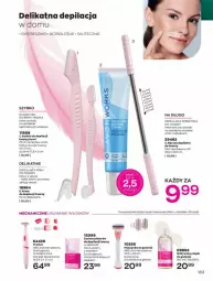 Gazetka promocyjna Avon - Katalog Avon 5/2022 kampania maj - Gazetka - ważna od 31.05 do 31.05.2022 - strona 183 - produkty: Krem do twarzy, Depilator, Krem do depilacji, Szynka, Chusteczki, Bateria, Maszynka, Maszynka do golenia, Olej