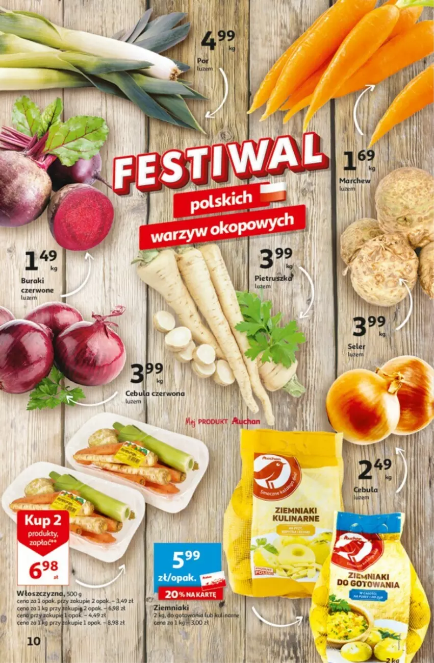 Gazetka promocyjna Auchan - ważna 05.10 do 11.10.2023 - strona 2 - produkty: Ziemniaki