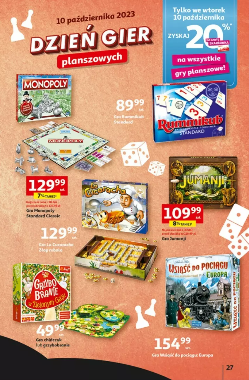 Gazetka promocyjna Auchan - ważna 05.10 do 11.10.2023 - strona 20 - produkty: Gra, Pociąg