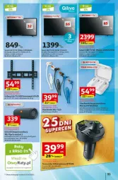 Gazetka promocyjna Auchan - Gazetka - ważna od 11.10 do 11.10.2023 - strona 25 - produkty: LED TV, Por, JBL, Philips, Słuchawki, Głośnik, Mikrofon, Tran, Słuchawki bezprzewodowe, Transmiter, HD ready, Manta