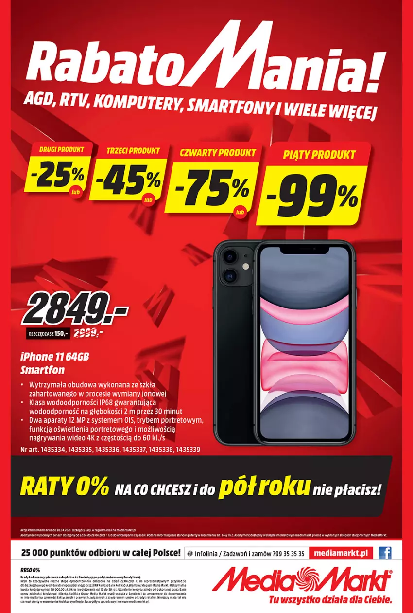 Gazetka promocyjna Media Markt - Gazetka Media Markt - ważna 22.04 do 29.04.2021 - strona 8 - produkty: Fa, Gry, Hama, IPhone 11, Komputer, Komputery, Por, Smartfon