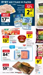 Gazetka promocyjna Intermarche - Gazetka Intermarche - Gazetka - ważna od 10.04 do 10.04.2024 - strona 22 - produkty: Sałatka, Halibut, Warzywa, Makrelą, Ryba, Paluszki rybne, Dega, Sałat, Pizza, Mintaj, Lisner, Hortex