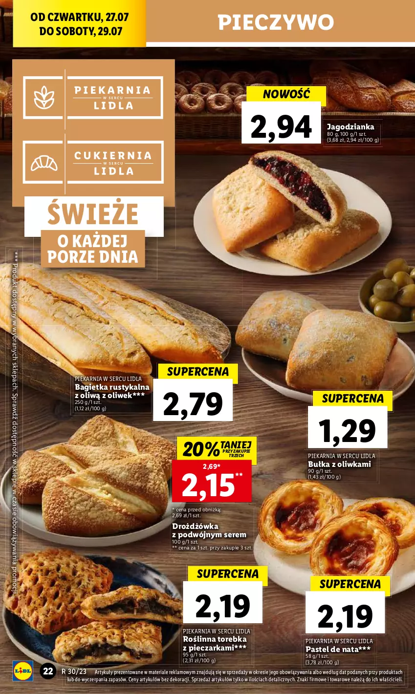 Gazetka promocyjna Lidl - GAZETKA - ważna 27.07 do 29.07.2023 - strona 38 - produkty: Piec, Pieczywo