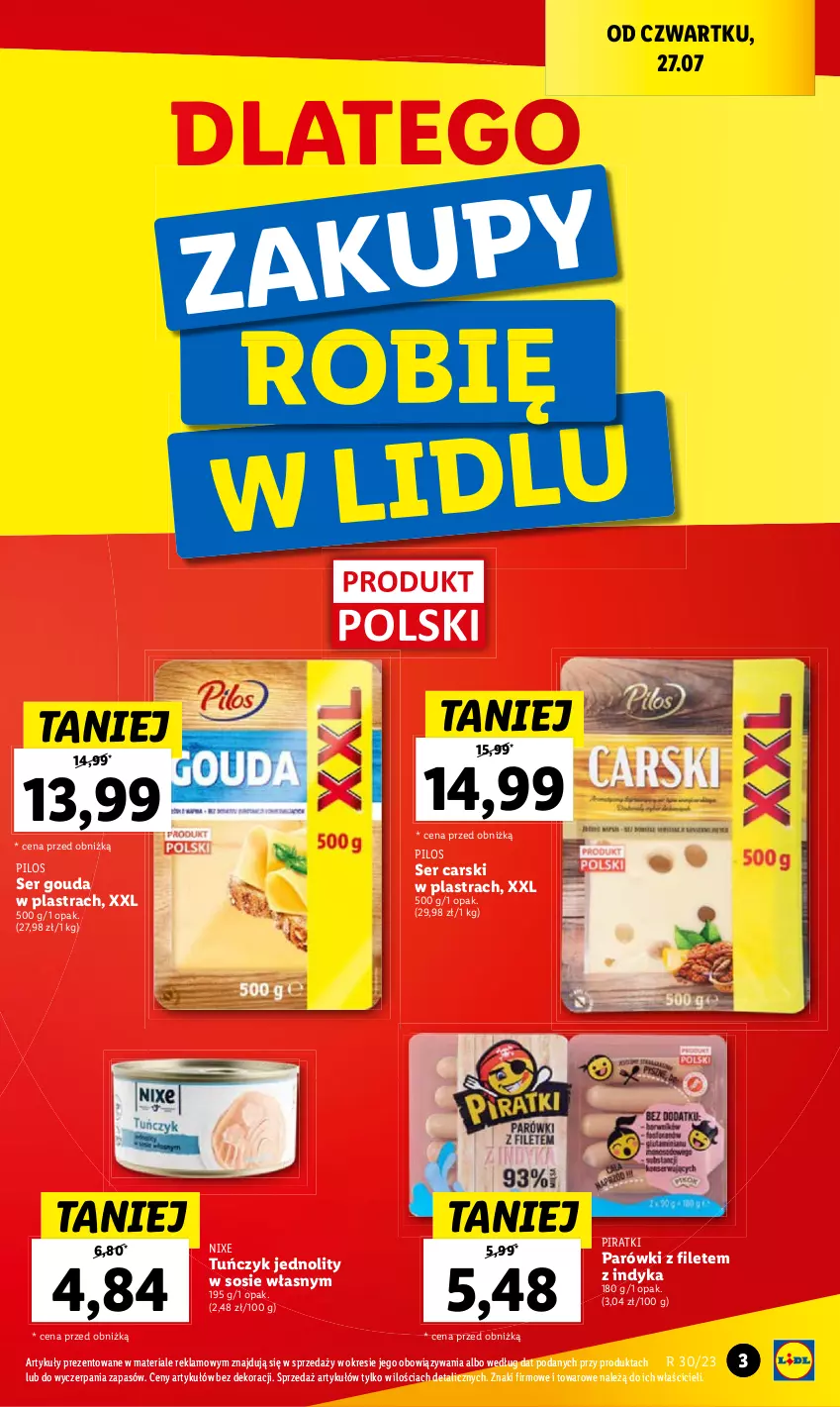 Gazetka promocyjna Lidl - GAZETKA - ważna 27.07 do 29.07.2023 - strona 5 - produkty: Cars, Gouda, Ser