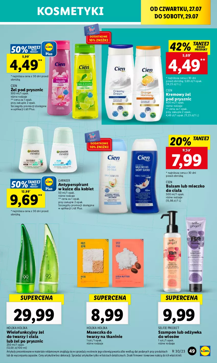 Gazetka promocyjna Lidl - GAZETKA - ważna 27.07 do 29.07.2023 - strona 67 - produkty: Garnier, Holika Holika