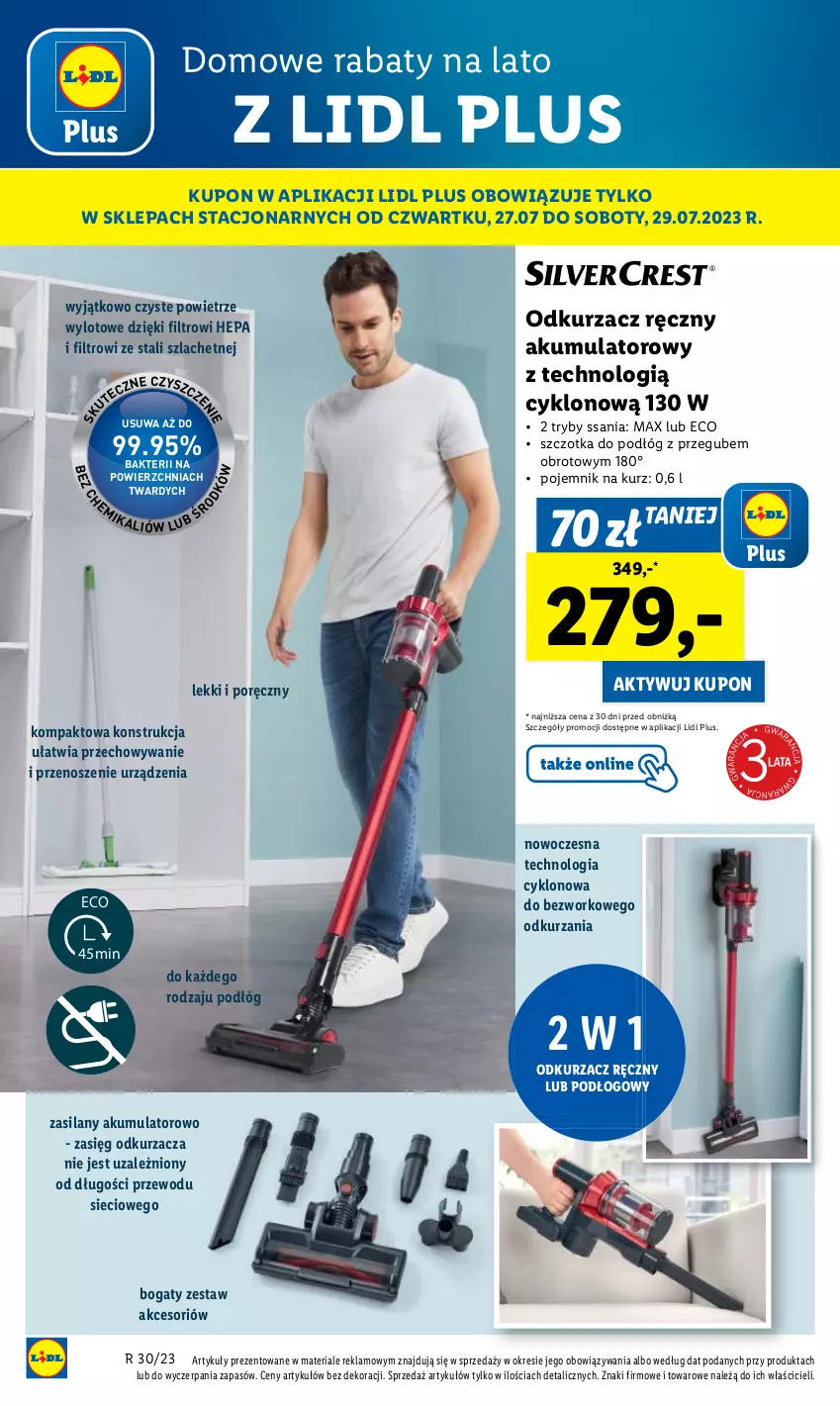 Gazetka promocyjna Lidl - GAZETKA - ważna 27.07 do 29.07.2023 - strona 72 - produkty: Akumulator, Pojemnik, Silan, Szczotka