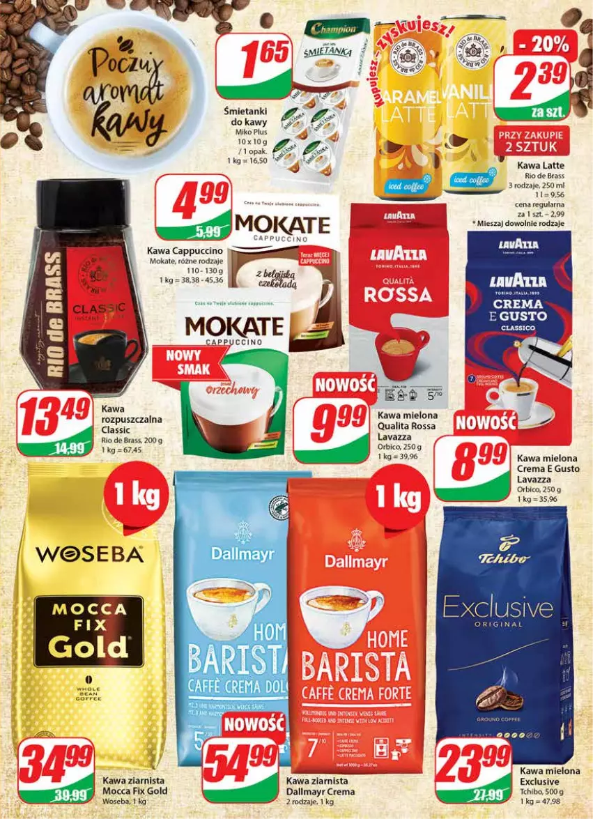 Gazetka promocyjna Dino - Gazetka - ważna 28.09 do 04.10.2022 - strona 5 - produkty: BIC, Cappuccino, Dallmayr, Kawa, Kawa mielona, Kawa rozpuszczalna, Kawa ziarnista, Lavazza, Mocca Fix Gold, Tchibo