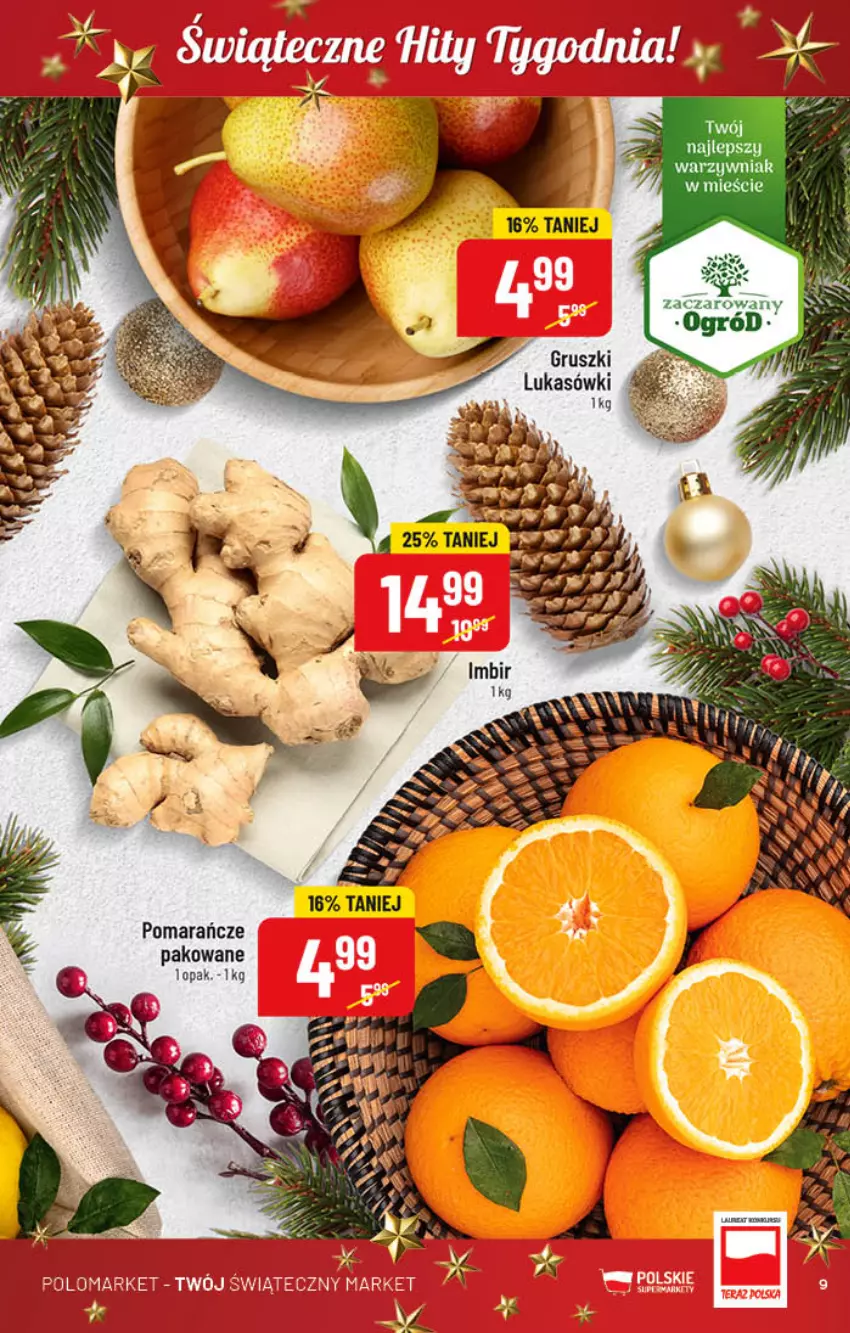 Gazetka promocyjna PoloMarket - Gazetka pomocyjna - ważna 07.12 do 13.12.2022 - strona 9 - produkty: Fa, Gruszki, Pomarańcze