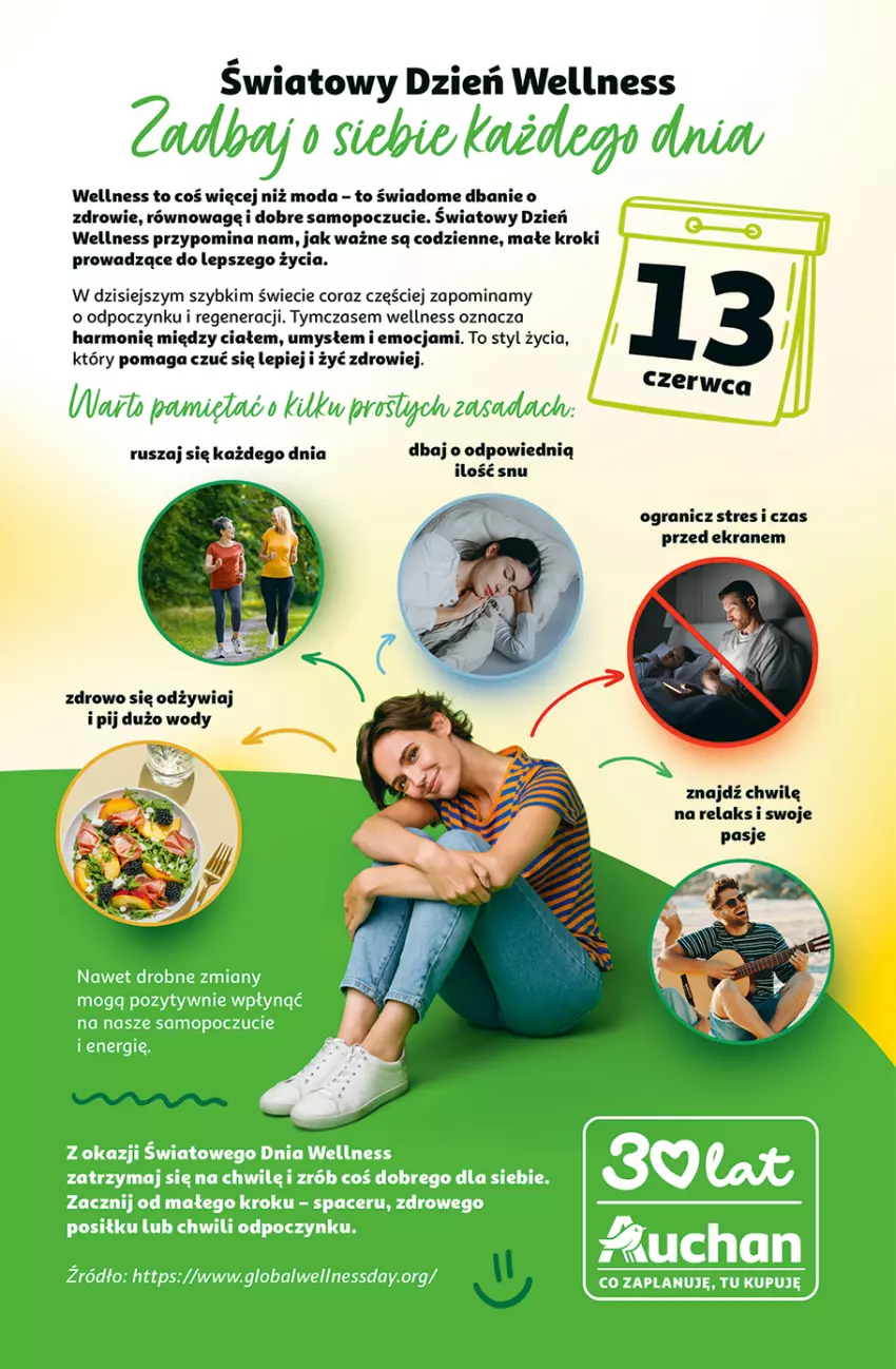 Gazetka promocyjna Auchan - Gazetka 30 Lat Hipermarket Auchan - ważna 11.06 do 17.06.2026 - strona 44 - produkty: Gra, Moda, Mop, Zdrowie
