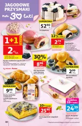 Gazetka promocyjna Auchan - Gazetka 30 Lat Hipermarket Auchan - Gazetka - ważna od 17.06 do 17.06.2026 - strona 18 - produkty: Pączek, Ser, Jogurt, Jagody, Przysmaki, Ciasto jogurtowe, Jagodzianka