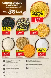 Gazetka promocyjna Auchan - Gazetka 30 Lat Hipermarket Auchan - Gazetka - ważna od 17.06 do 17.06.2026 - strona 26 - produkty: Sok, Ryż, Orzeszki, Soda oczyszczona, Popcorn, Rodzynki, Ryż biały, Kukurydza