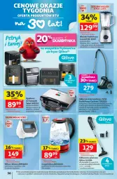 Gazetka promocyjna Auchan - Gazetka 30 Lat Hipermarket Auchan - Gazetka - ważna od 17.06 do 17.06.2026 - strona 36 - produkty: Teleskop, Odkurzacz, Ser, Gra, Przewód, Blender, Rura, Czajnik, Termos, Szczotka, Mikser, Tefal, Opiekacz do kanapek, Zelmer, Dywan, Fa