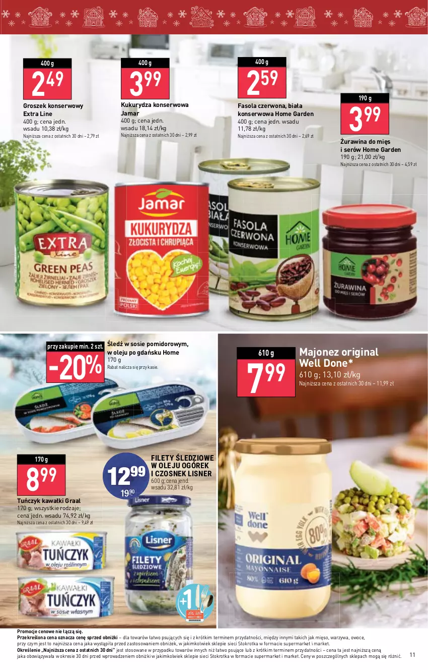 Gazetka promocyjna Stokrotka - Market - ważna 20.12 do 27.12.2023 - strona 12 - produkty: Czosnek, Fa, Fasola, Gin, Gra, Graal, Groszek, Kawa, Kukurydza, Kukurydza konserwowa, Lisner, Majonez, Mięso, Ogórek, Olej, Owoce, Ser, Sos, Tuńczyk, Warzywa