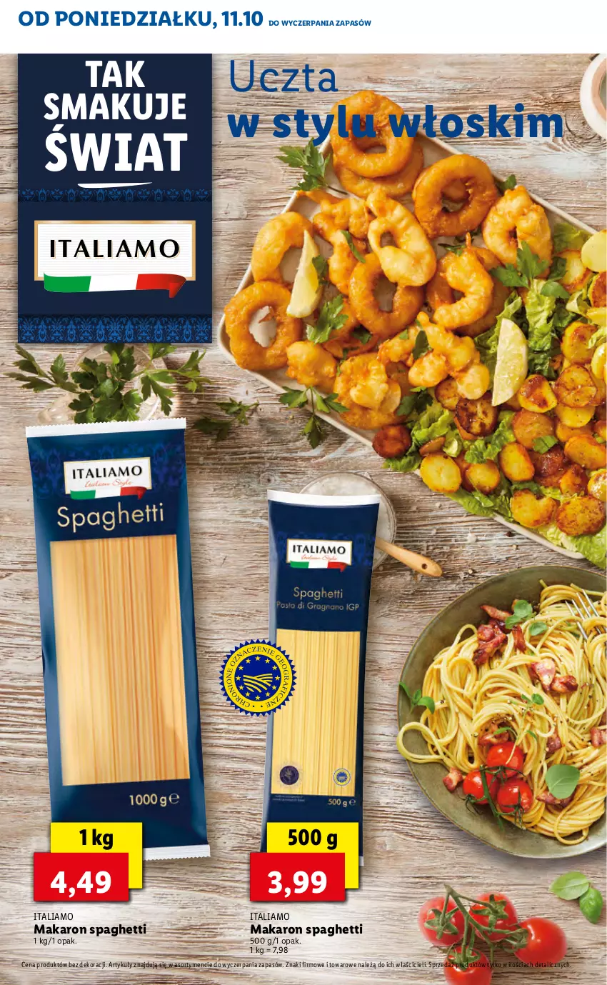 Gazetka promocyjna Lidl - KATALOG ITALIAMO - ważna 11.10 do 15.10.2021 - strona 33 - produkty: Makaron, Spaghetti