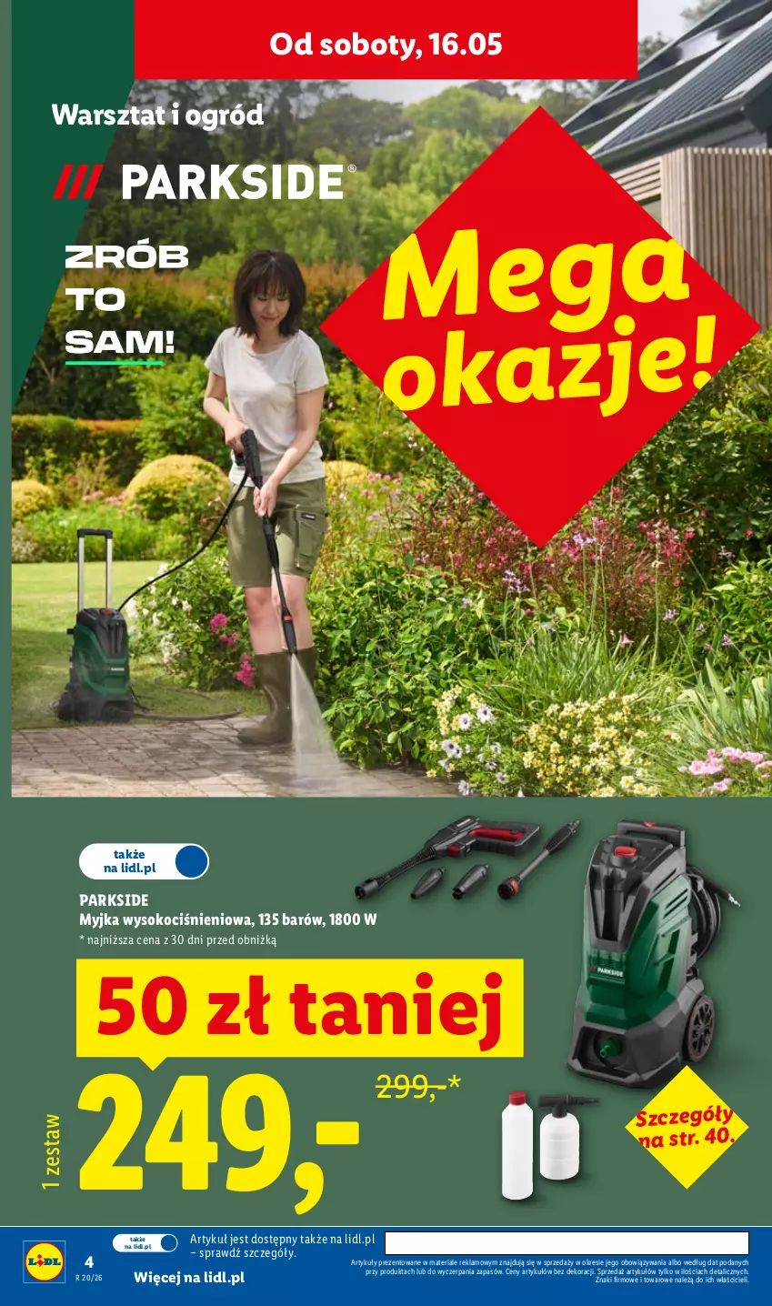 Gazetka promocyjna Lidl - Katalog ważny od 11.05 - ważna 11.05 do 16.05.2026 - strona 4 - produkty: Koc, Ogród, Parkside, Sok