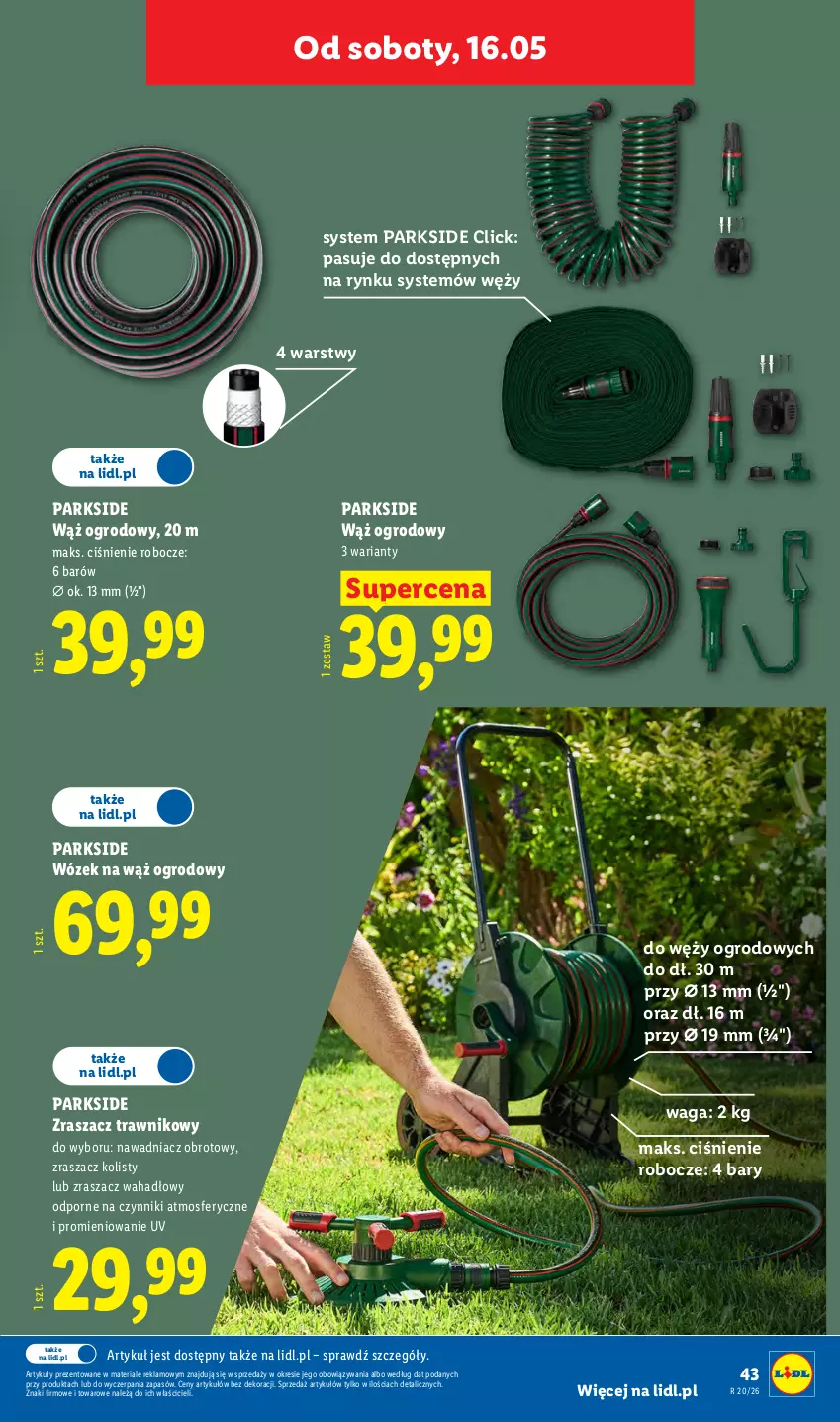 Gazetka promocyjna Lidl - Katalog ważny od 11.05 - ważna 11.05 do 16.05.2026 - strona 49 - produkty: Parkside, Por, Waga, Wózek