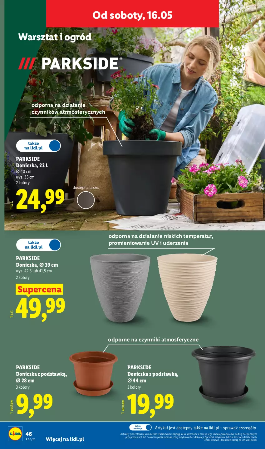 Gazetka promocyjna Lidl - Katalog ważny od 11.05 - ważna 11.05 do 16.05.2026 - strona 52 - produkty: Ogród, Parkside, Por