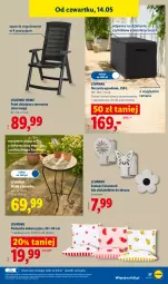 Gazetka promocyjna Lidl - Katalog ważny od 11.05 - Gazetka - ważna od 16.05 do 16.05.2026 - strona 43 - produkty: Por, Ivar, Stolik, Poduszka dekoracyjna, Uchwyty, Płyta, Fotel, Obrus, Poduszka