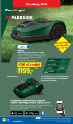 Gazetka promocyjna Lidl - Katalog ważny od 11.05 - Gazetka - ważna od 16.05 do 16.05.2026 - strona 44 - produkty: Parkside, Sok, Gra, Ryba, Kosz, Robot, Ogród, Akumulator