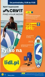 Gazetka promocyjna Lidl - Katalog ważny od 11.05 - Gazetka - ważna od 16.05 do 16.05.2026 - strona 6 - produkty: Sok, Por, Napoje, Plecak, Smycz, Sport, Waga