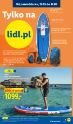 Gazetka promocyjna Lidl - Katalog ważny od 11.05 - Gazetka - ważna od 16.05 do 16.05.2026 - strona 7 - produkty: Napoje, Plecak, Pompka, Smycz, Torba, Podnóżek, Siedzisko, Waga