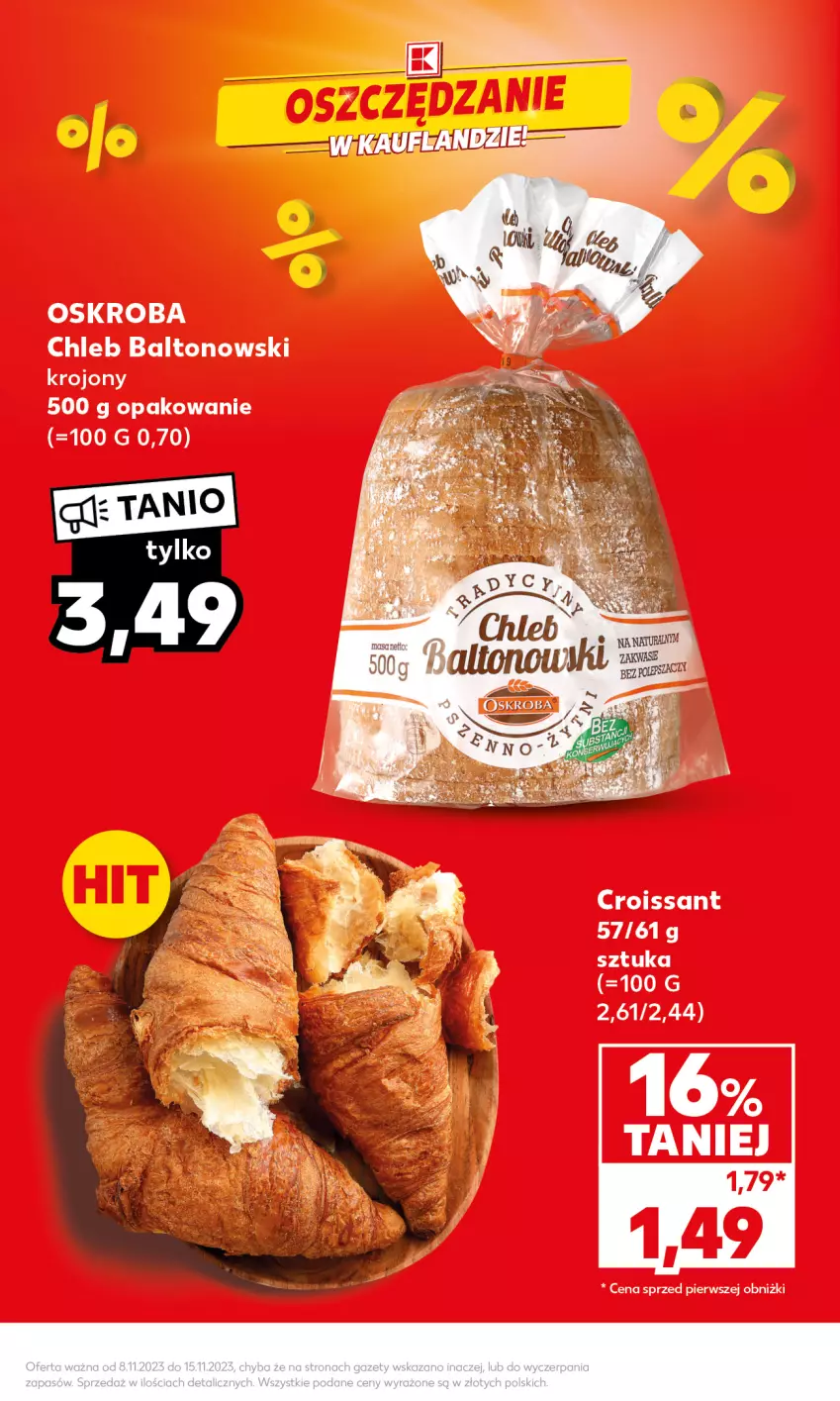 Gazetka promocyjna Kaufland - Mocny Start - ważna 13.11 do 15.11.2023 - strona 11 - produkty: Chleb, Croissant