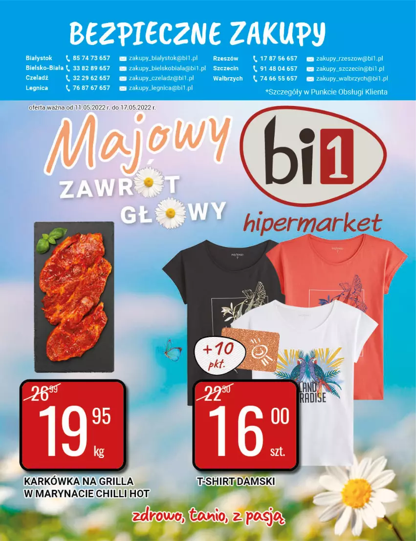 Gazetka promocyjna Bi1 - Majowy zawrót głowy - ważna 11.05 do 17.05.2022 - strona 1 - produkty: Grill